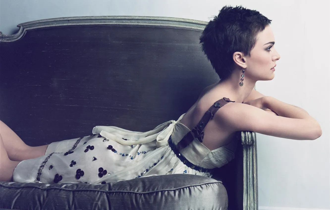 Photo wallpaper girl, haircut, actress, Natalie Portman, Natalie Portman