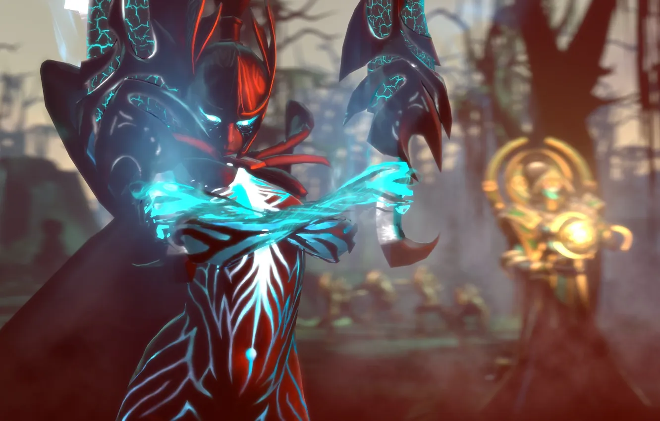 Photo wallpaper fan art, dota 2, Phantom Assassin, source filmmaker, Oracle