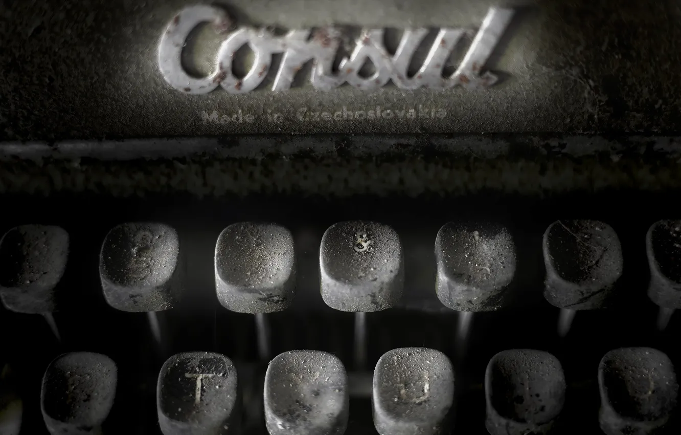 Photo wallpaper background, the darkness, typewriter