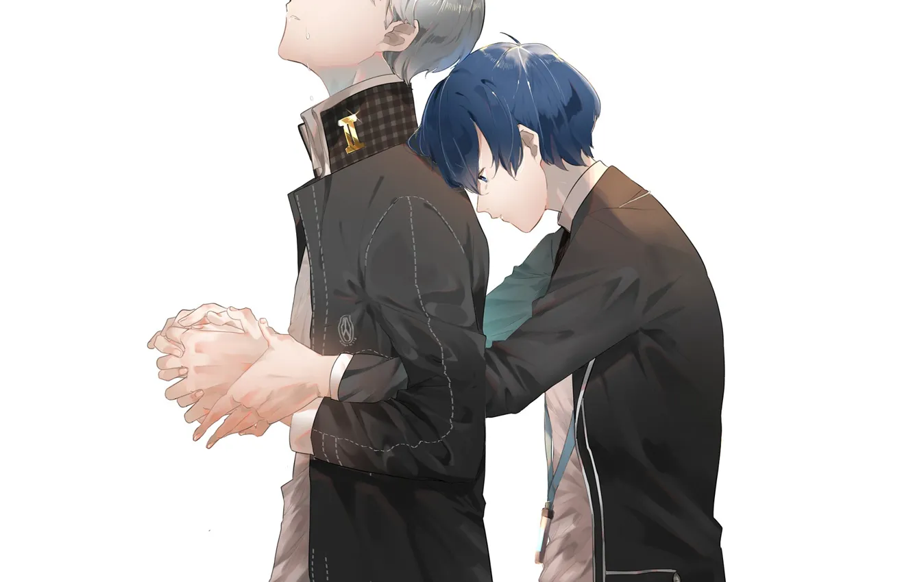 Photo wallpaper tears, guy, Persona 4, Person 4