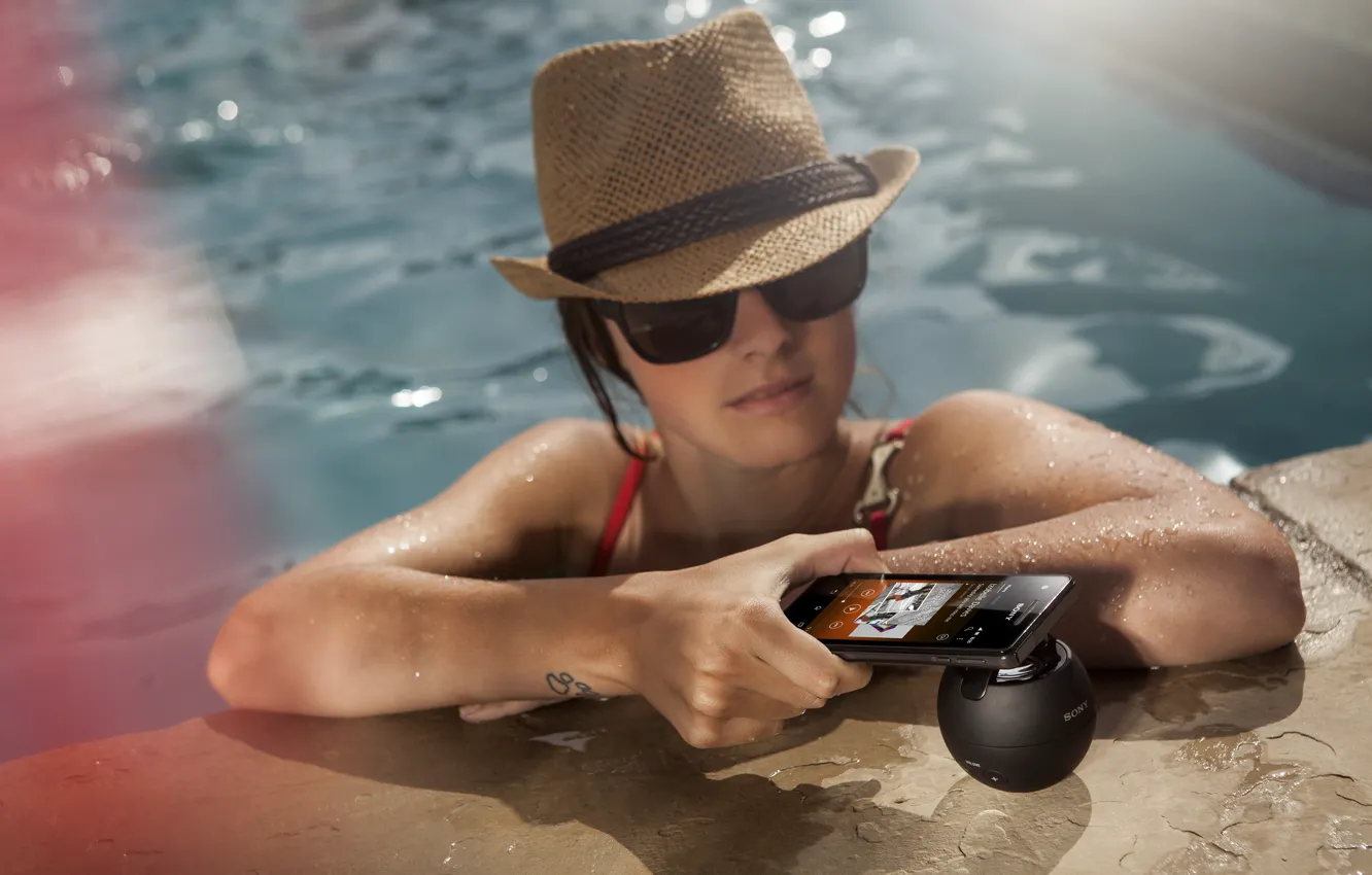 Photo wallpaper Sony, Music, xperia