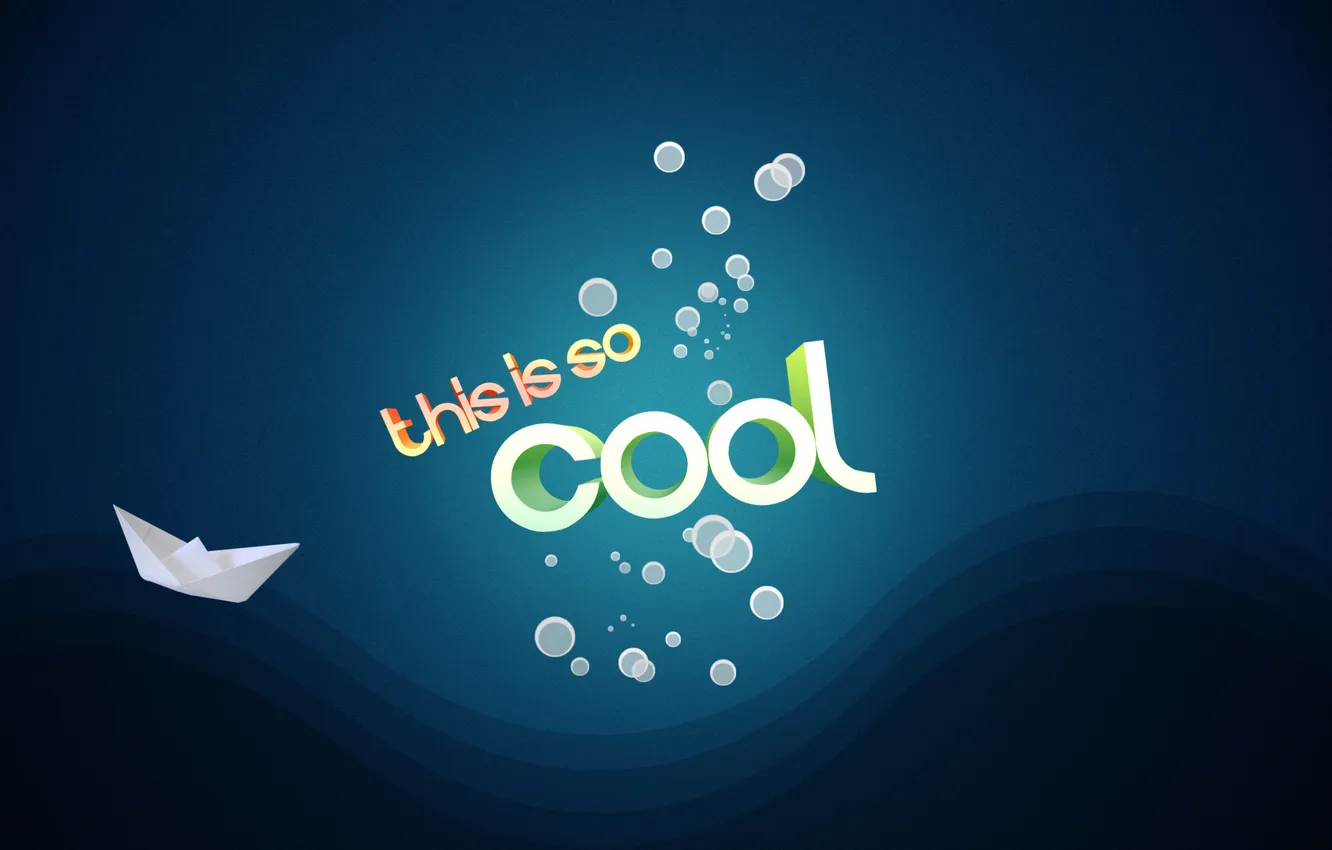 Photo wallpaper creative, minimalism, art, blue background, this is so cool