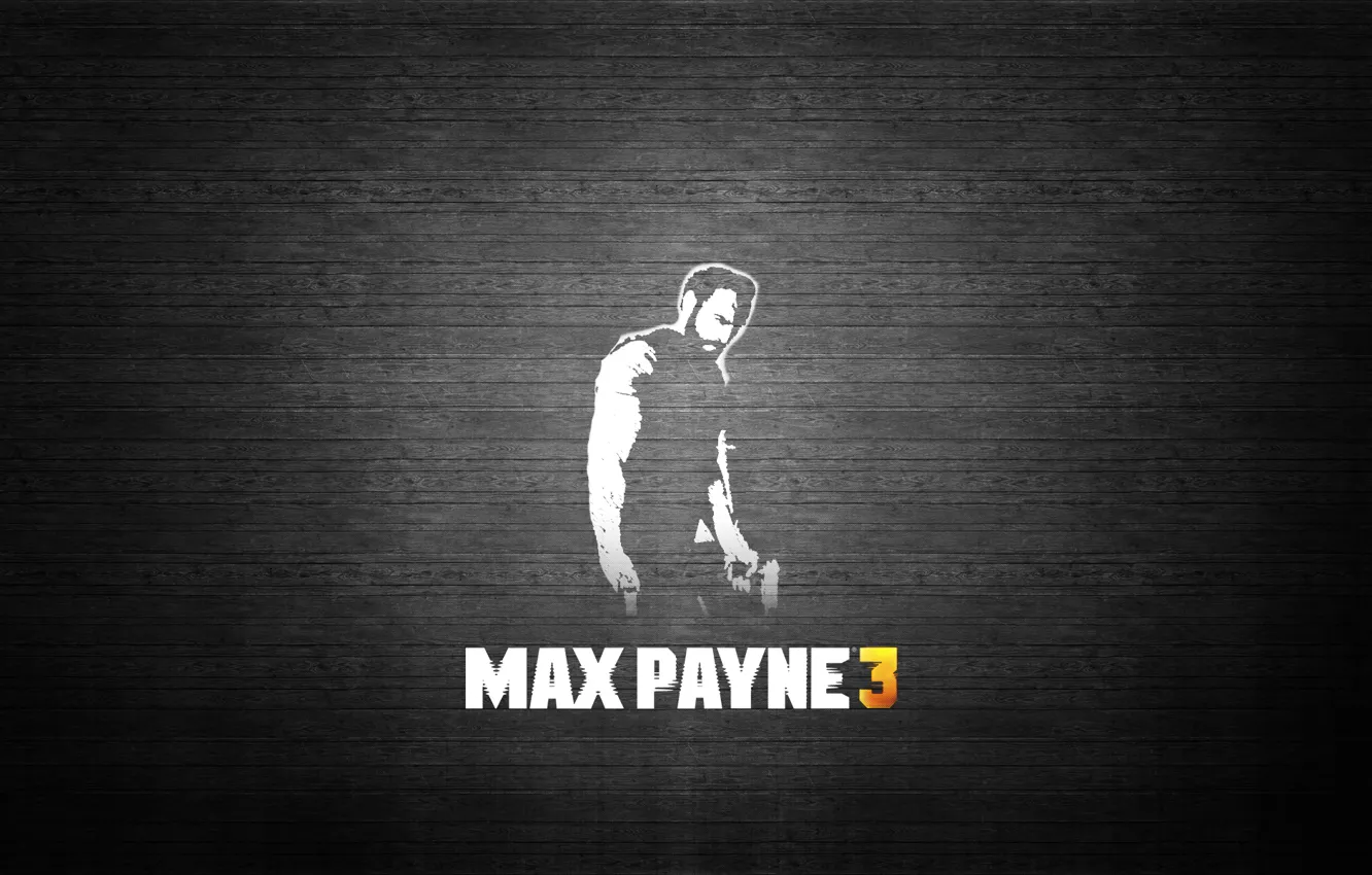 Photo wallpaper the game, minimalism, male, Max Payne 3