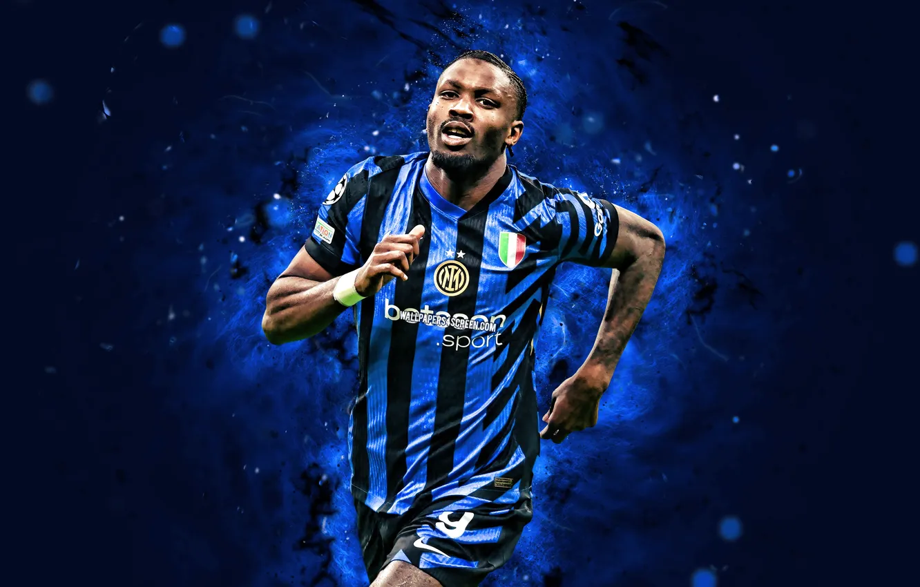 Photo wallpaper Inter, football, soccer, french, Marcus, Marcus Thuram, Thuram, Inter Nilan