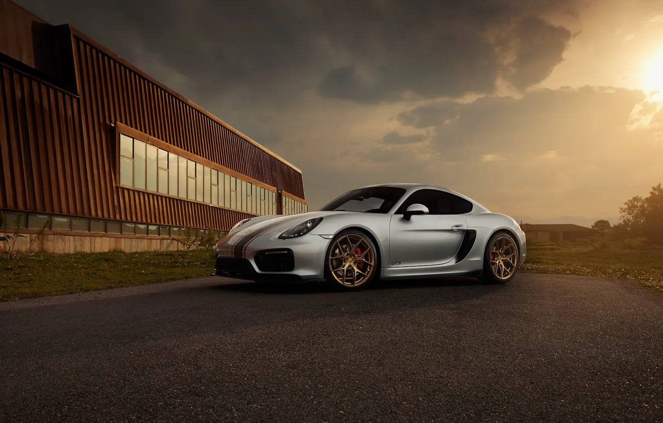 Photo wallpaper Porsche, Cayman, 981 GTS