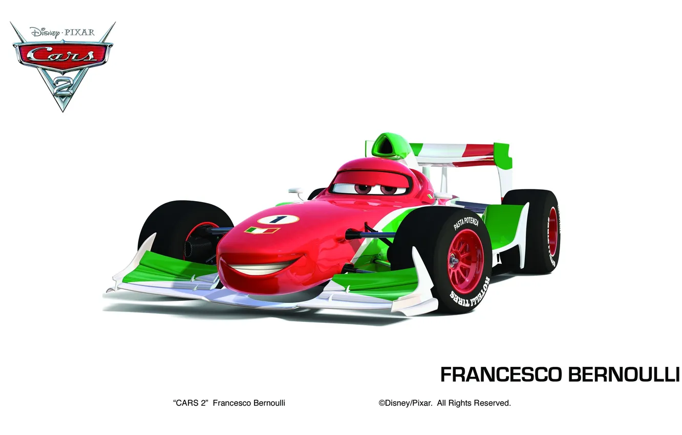 Photo wallpaper machine, Pixar, cars 2, cars 2, Francesco Bernoulli