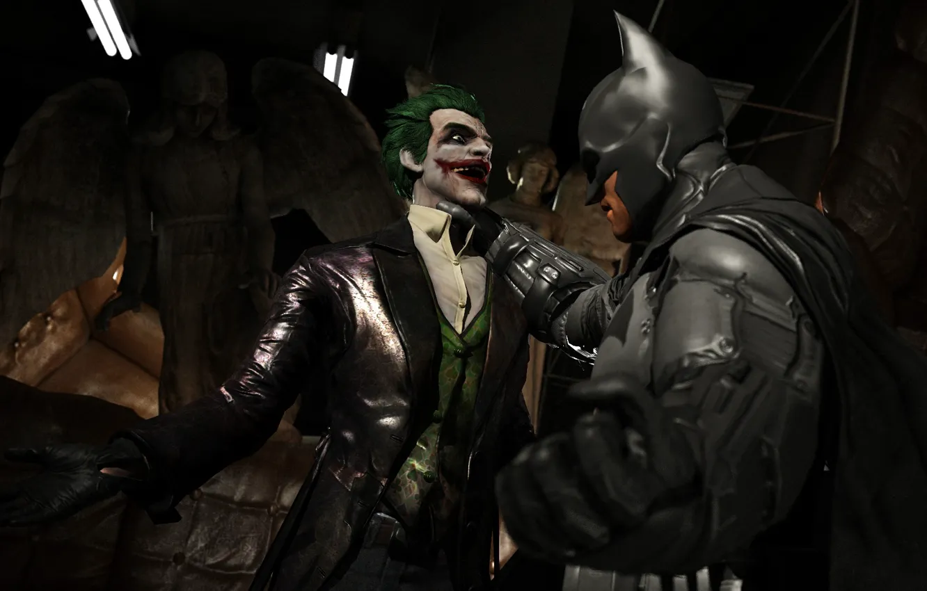 Photo wallpaper Joker, DC Comics, Bruce Wayne, Batman: Arkham Origins