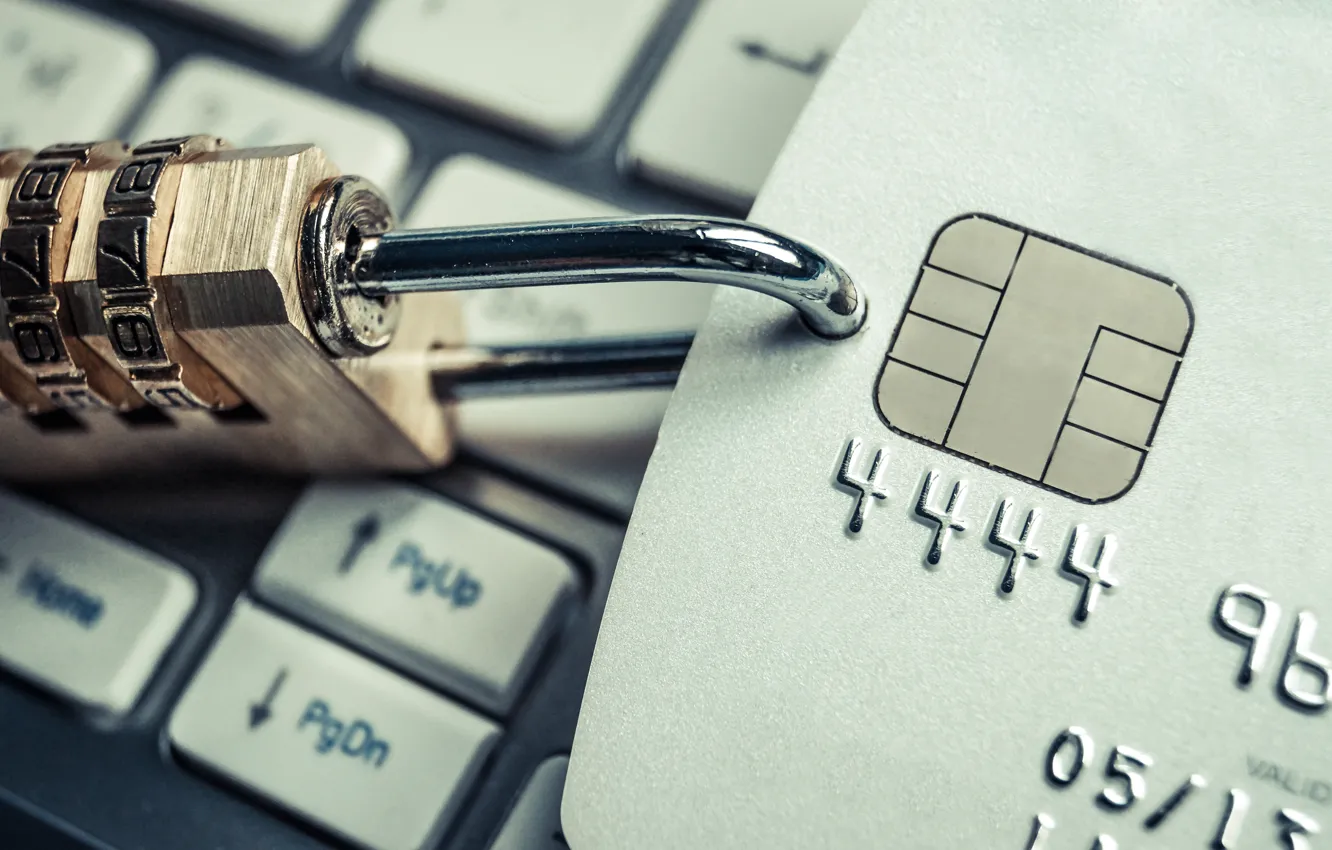 Photo wallpaper code, padlock, security, magnetic card