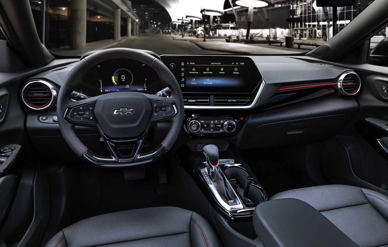 Photo wallpaper General Motors, 2022, car interior, Chevrolet Trax