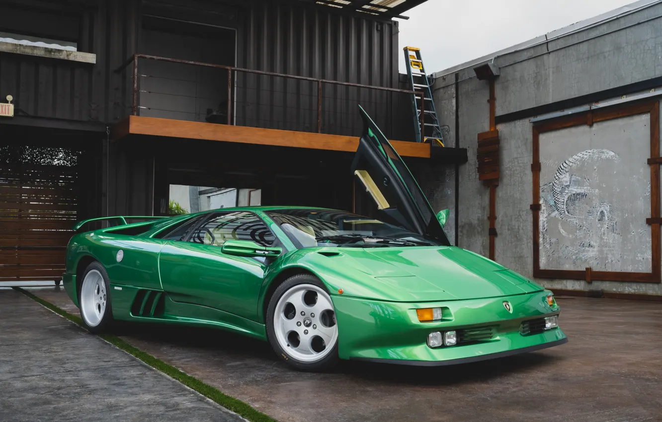 Photo wallpaper Lamborghini, supercar, Diablo, Lambo doors, Lamborghini Diablo SE30