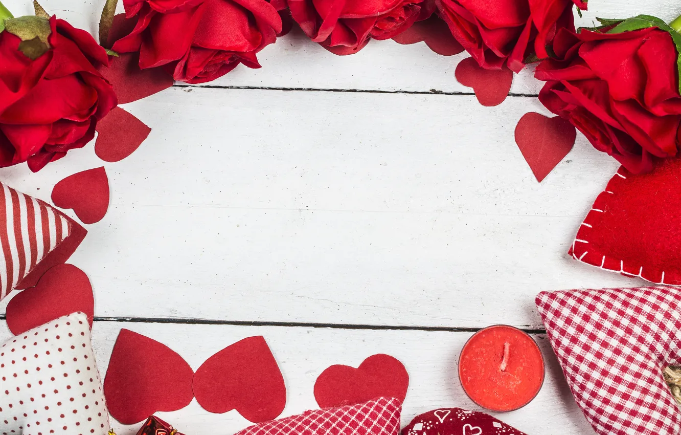 Photo wallpaper love, flowers, heart, roses, frame, red, love, romantic