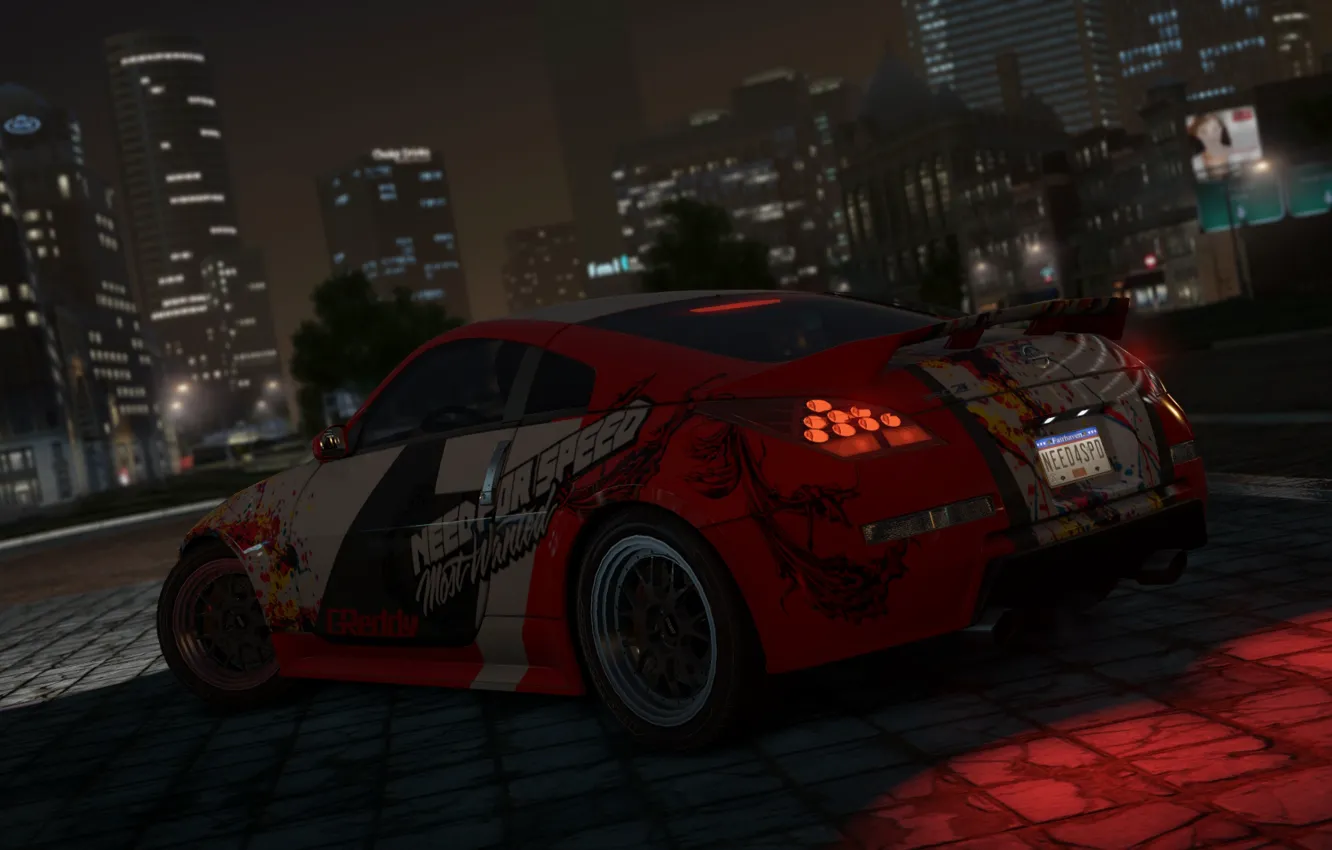 Photo wallpaper Nissan, 2012, 350z, Need for Speed, nfs, most wanted, NSF, NFSMW