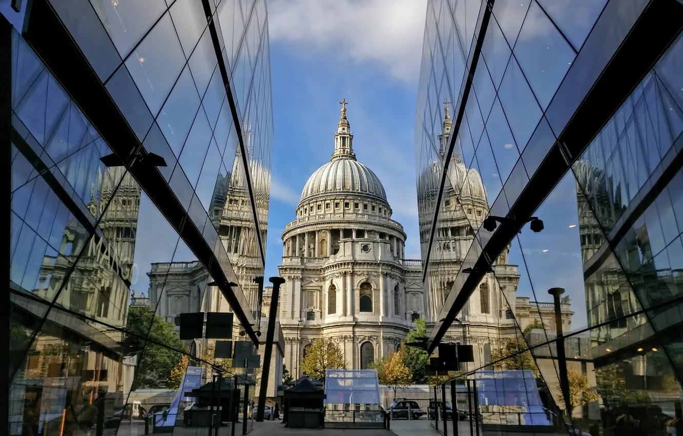 Photo wallpaper England, London, UK, St. Paul's Cathedral