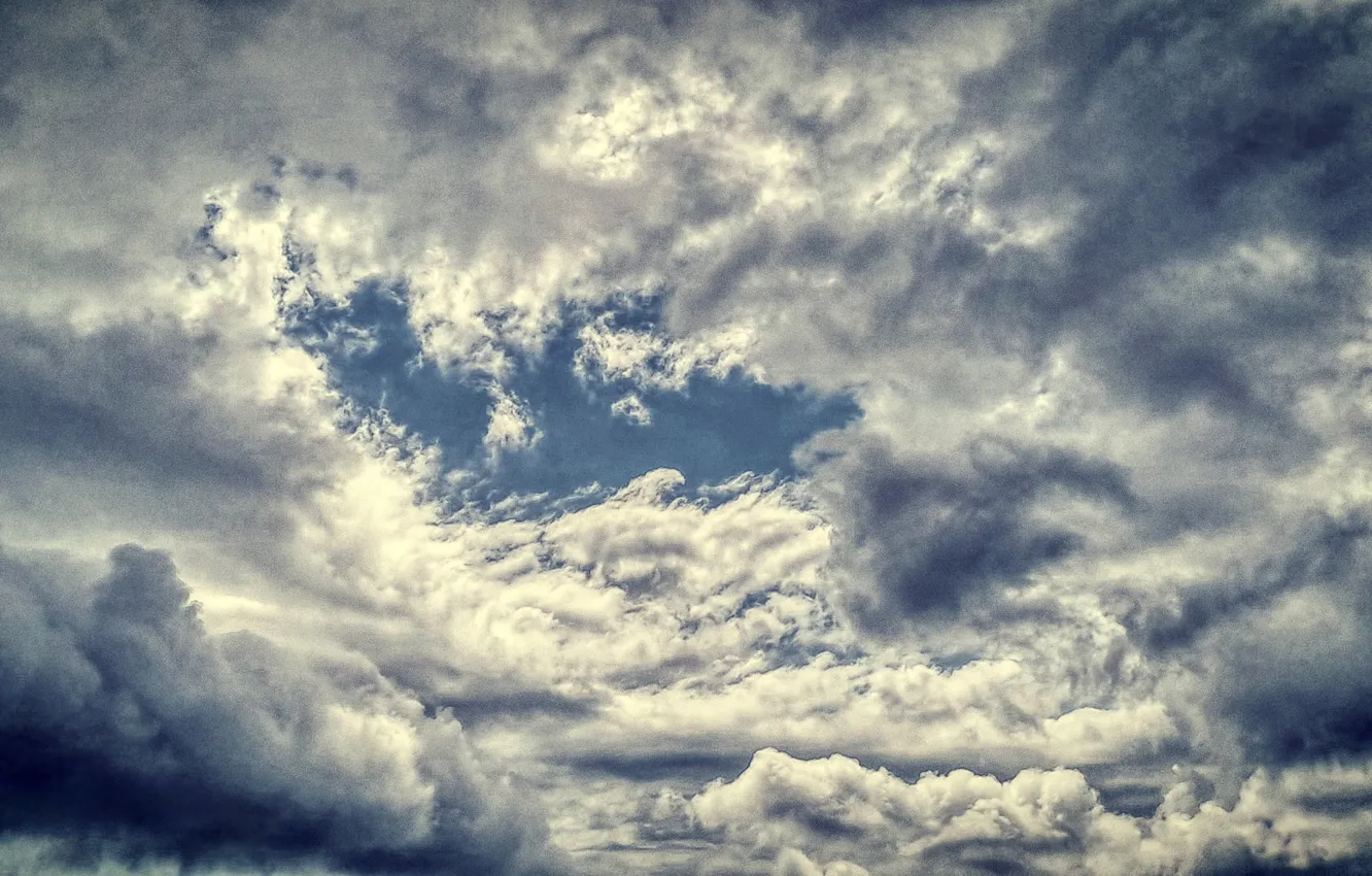 Photo wallpaper the sky, clouds, Anapa