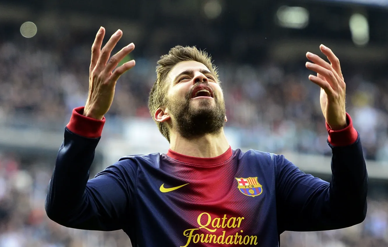 Photo wallpaper football, sport, peak, football, Barcelona, Barcelona, Spades, Gerard