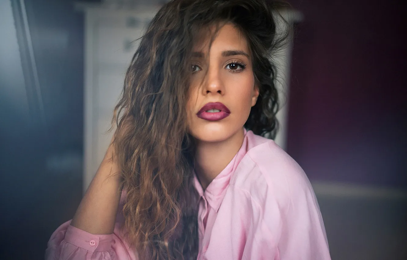 Photo wallpaper makeup, Martin Kühn, Clara