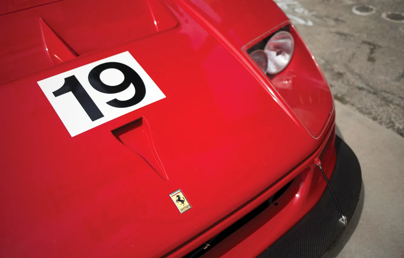 Photo wallpaper Ferrari, F40, close-up, Ferrari F40 LM by Michelotto