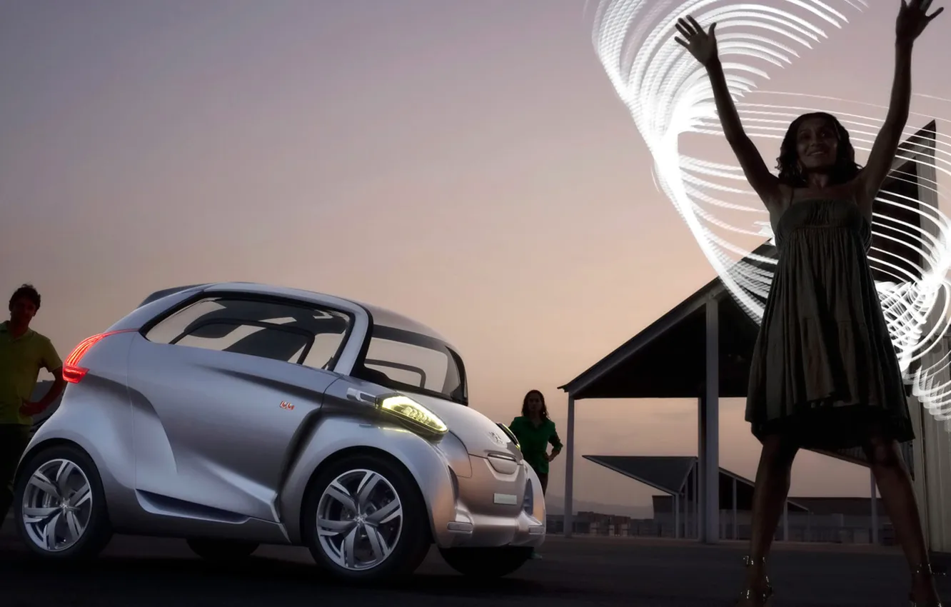 Photo wallpaper the evening, mini, Peugeot, BB1
