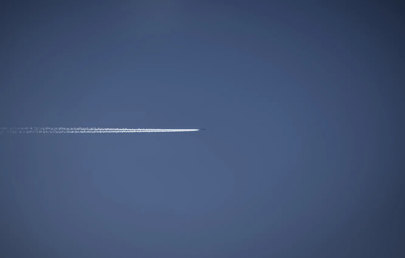 Photo wallpaper the sky, aviation, landscape, traces, photo, Wallpaper, smoke, speed