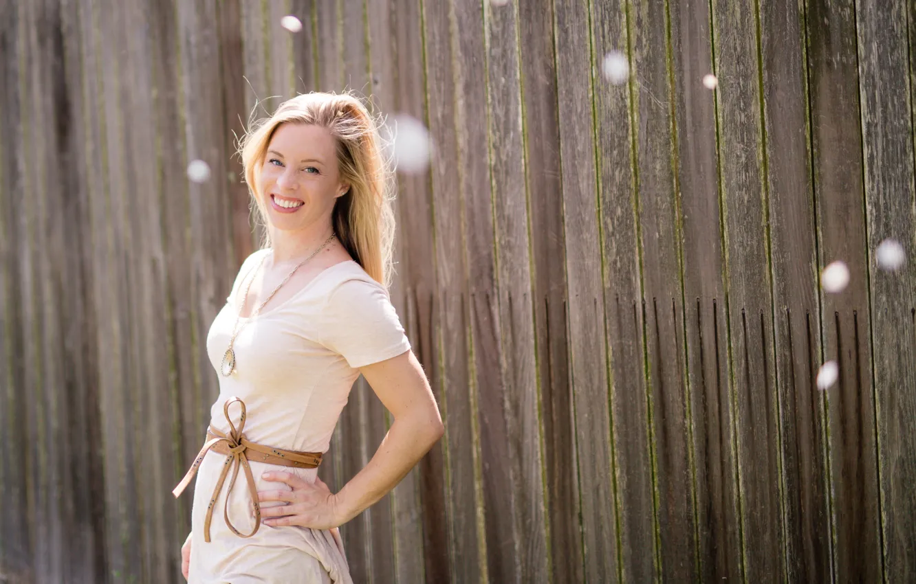 Photo wallpaper summer, girl, smile