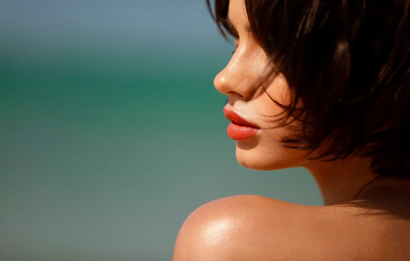 Photo wallpaper sexy, sponge, spout, Ariel, shoulder