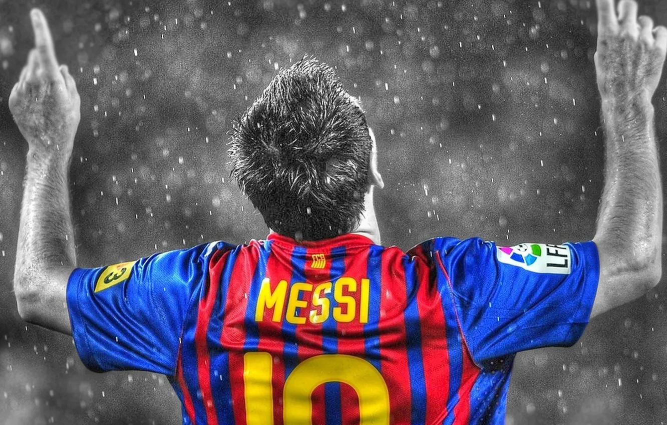 Photo wallpaper HDR, wallpaper, sport, football, Lionel Messi, player, FC Barcelona