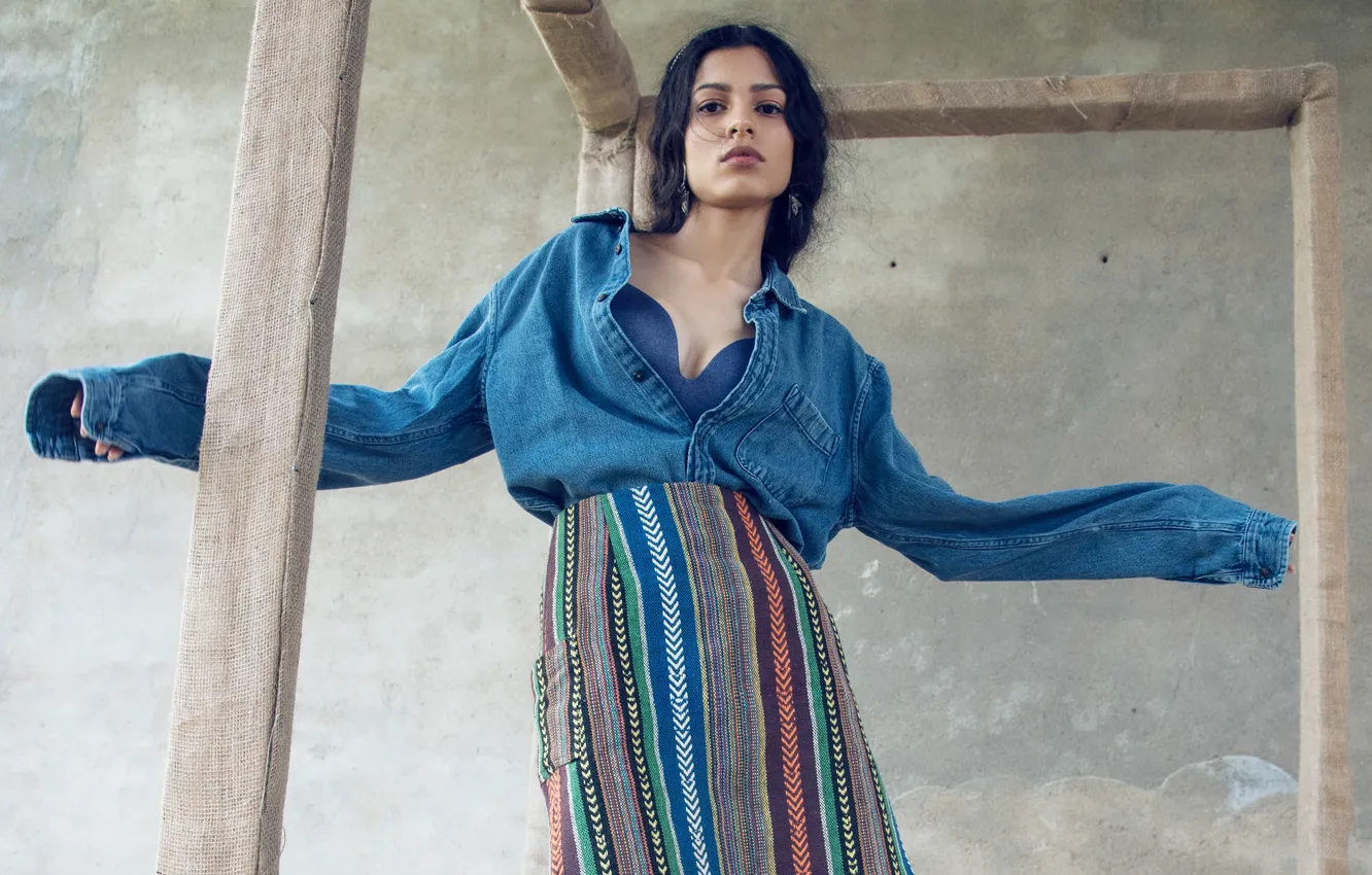 Photo wallpaper girl, eyes, smile, beautiful, model, pretty, beauty, lips