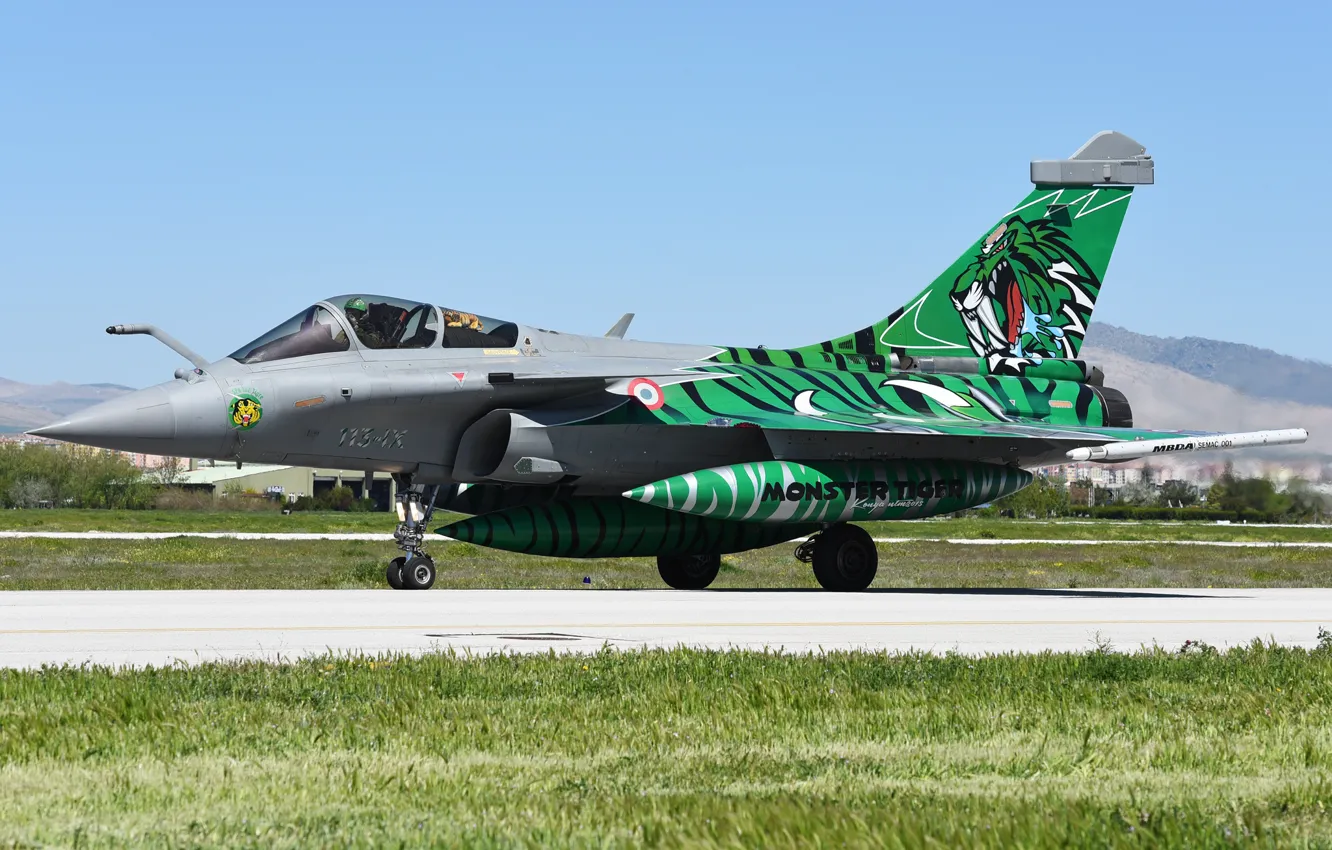 Photo wallpaper fighter, the airfield, multipurpose, Rafale, "Rafale"