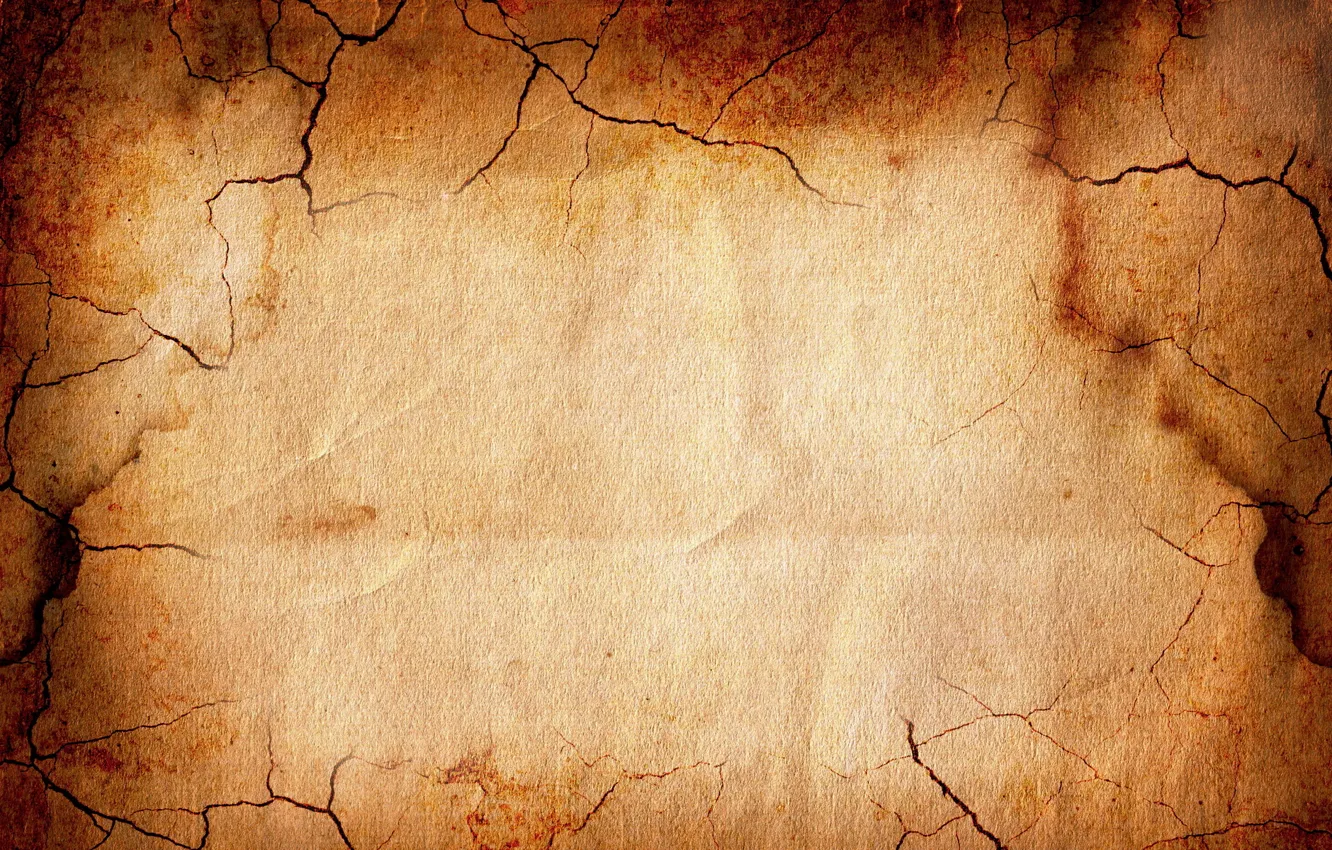 Photo wallpaper yellow, cracked, paper, fire, texture, brown, crack, paper background