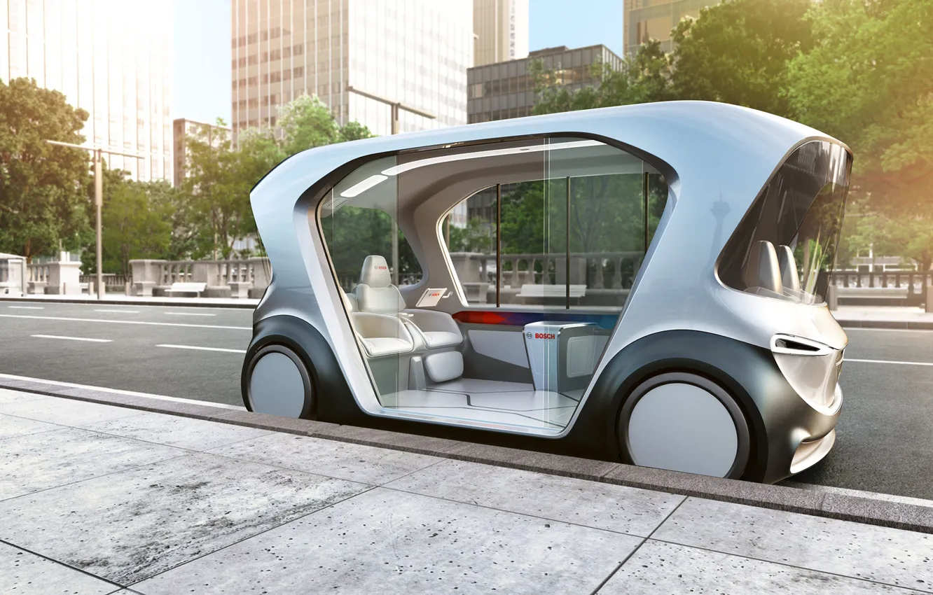 Photo wallpaper bosch, engineering, autonomous cars