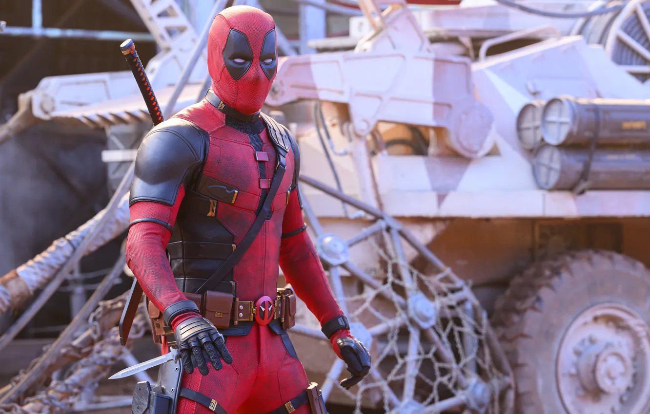 Photo wallpaper Ryan Reynolds, Deadpool, Marvel Studios, 2024, Deadpool & Wolverine