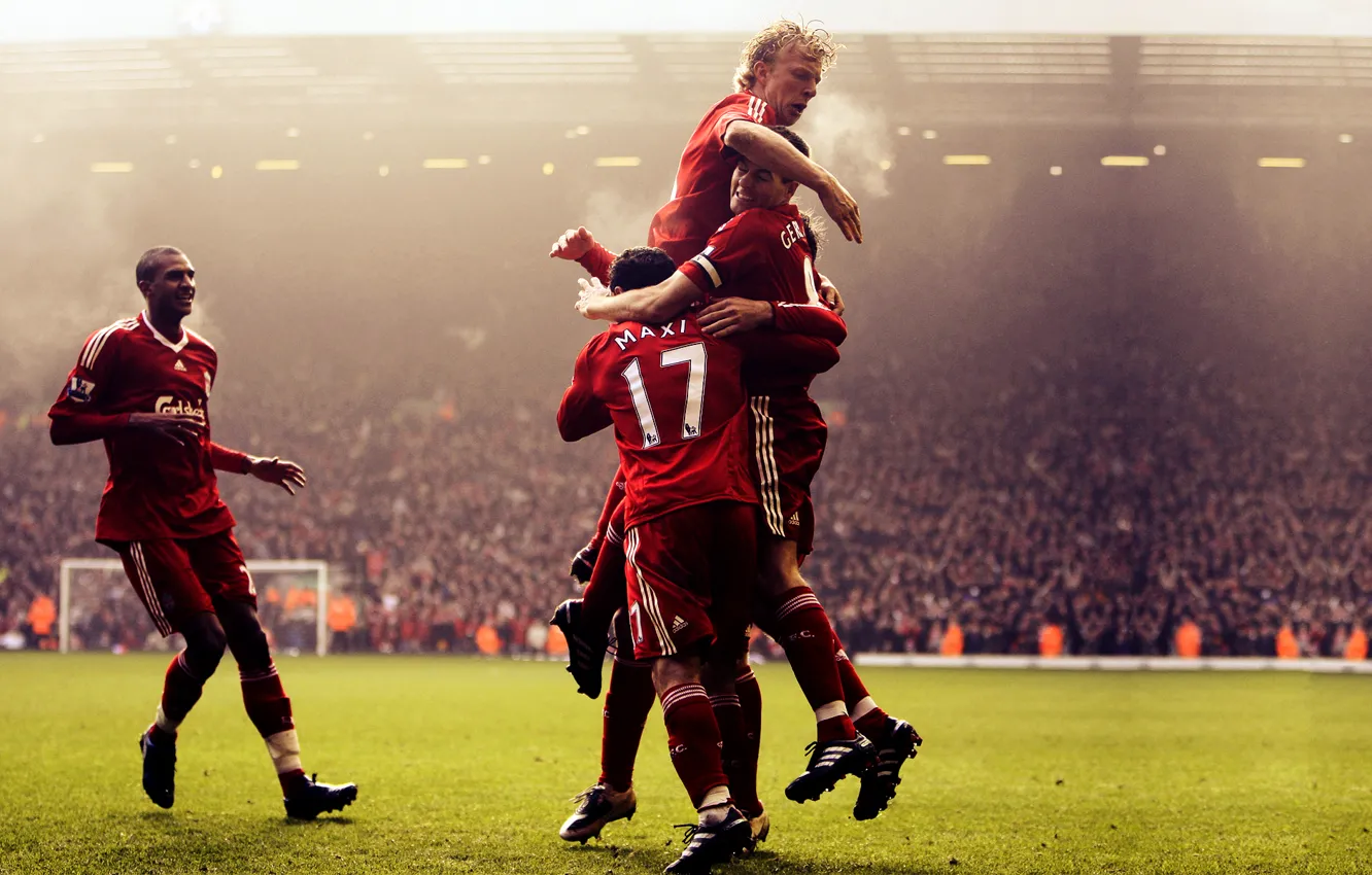 Photo wallpaper mood, sport, club, team, Liverpool football, clubs