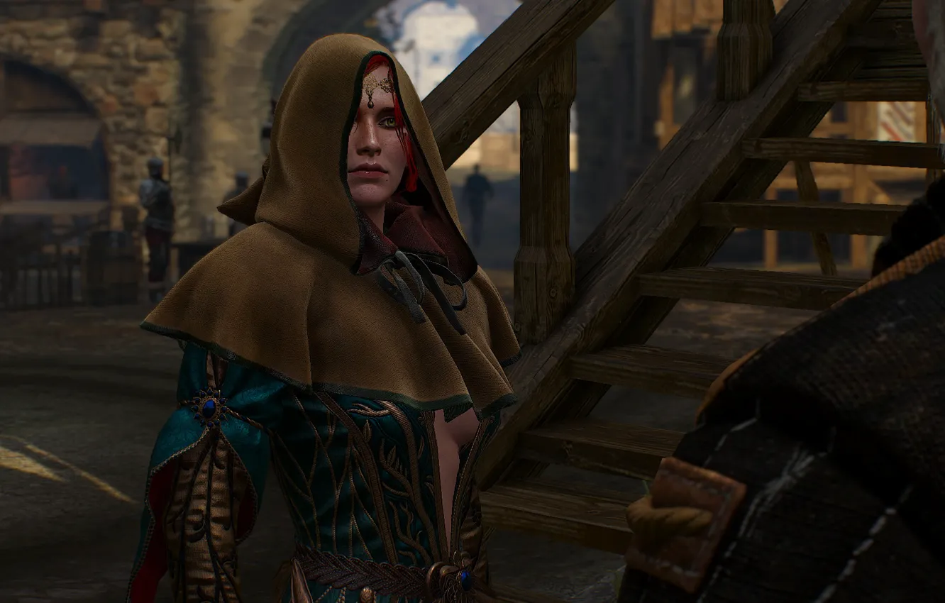 Photo wallpaper the enchantress, Triss Merigold, Triss Merigold, The Witcher 3 Wild Hunt, The Witcher 3