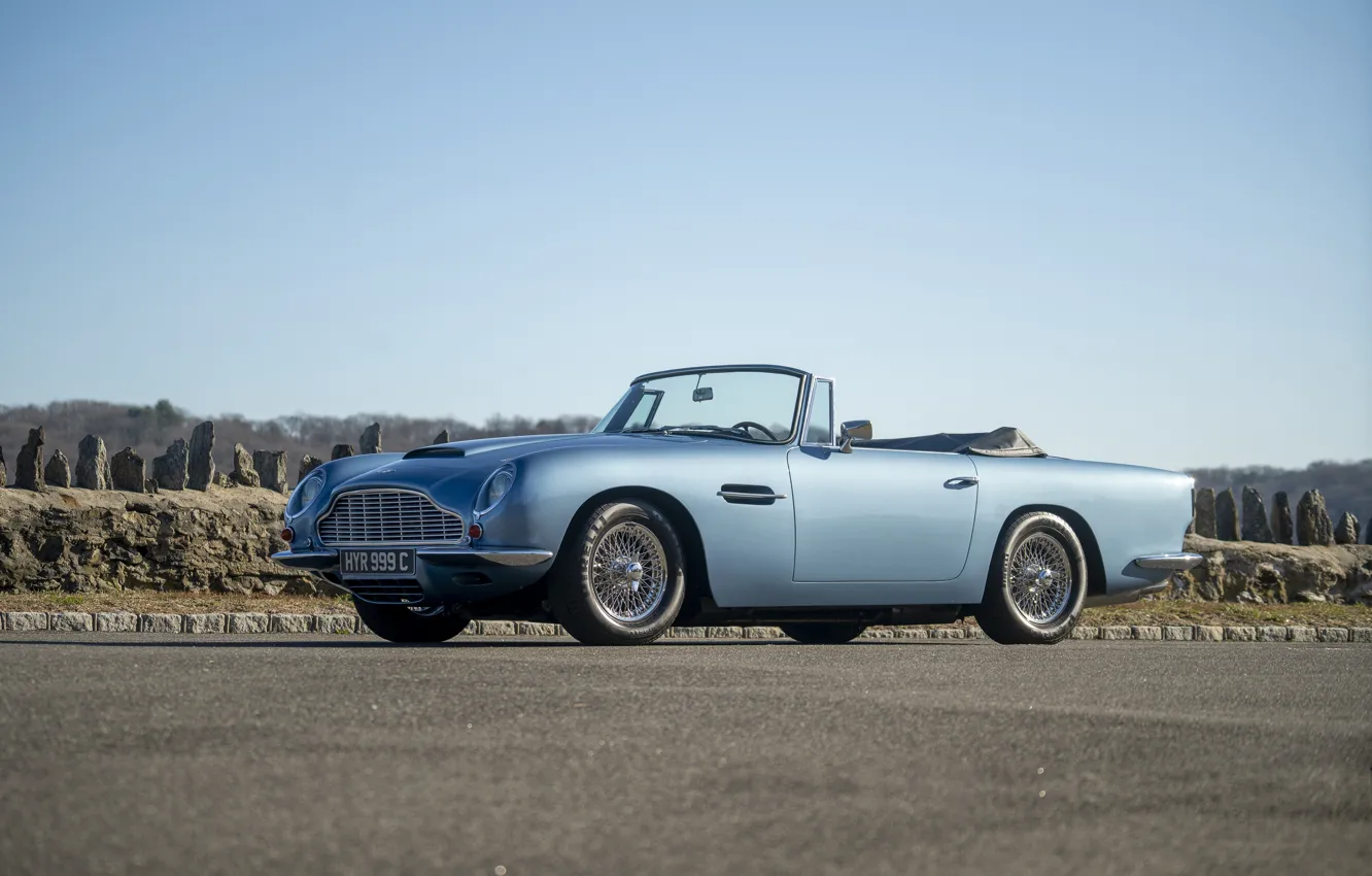 Photo wallpaper Aston Martin, 1965, Aston Martin DB Short-Chassis Volante