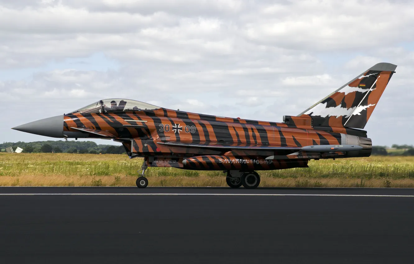 Photo wallpaper fighter, multipurpose, Eurofighter, EF-2000