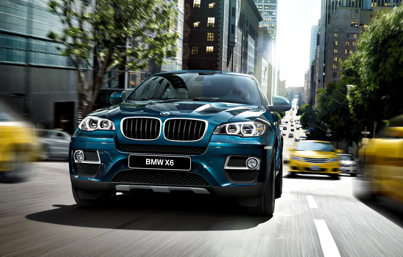 Photo wallpaper machine, auto, speed, BMW, jeep, Boomer, BMW X6, Beha