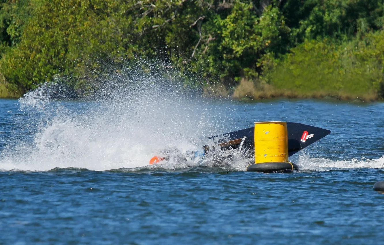 Photo wallpaper race, boat, speed
