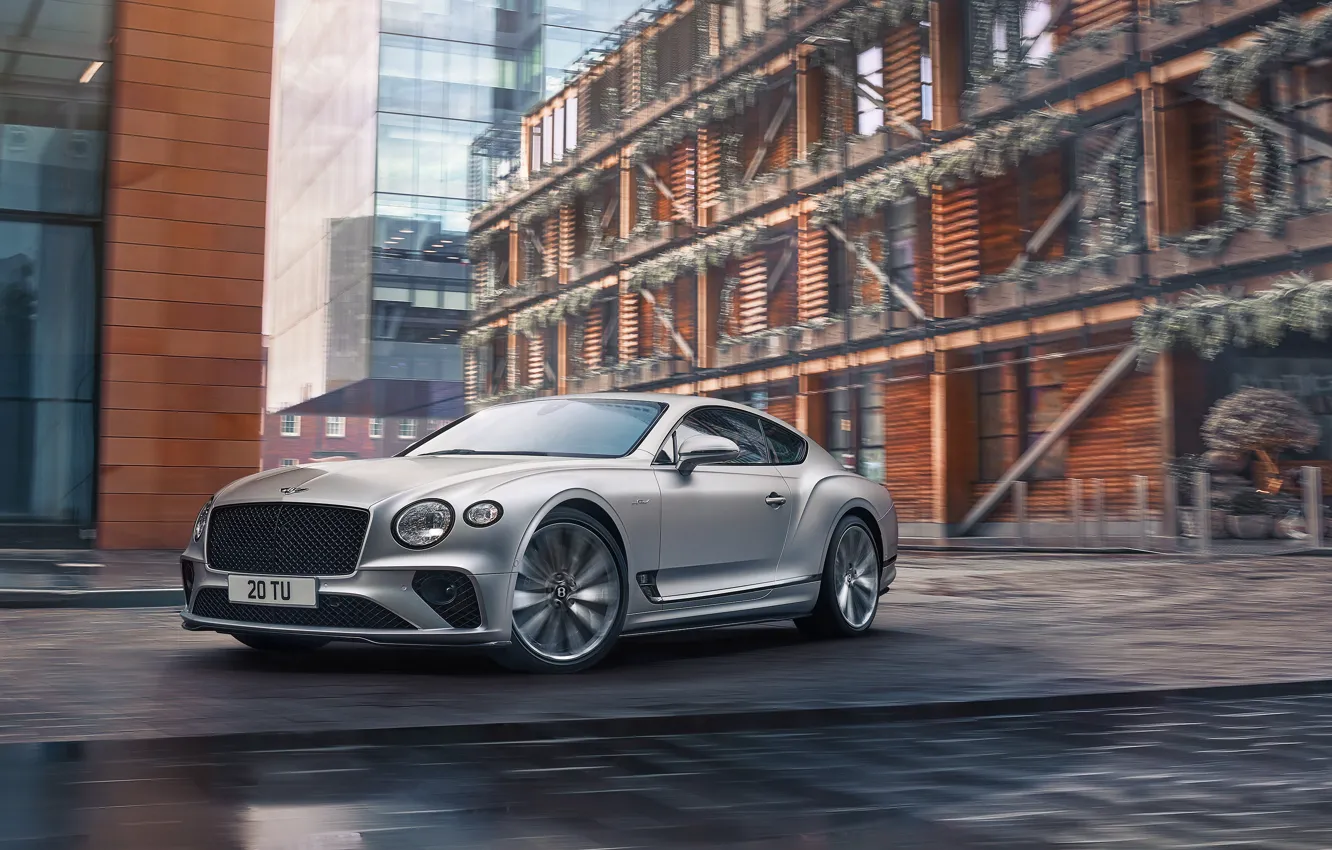 Photo wallpaper the city, speed, Bentley, Continental, Bentley Continental GT, GT Speed, 2022