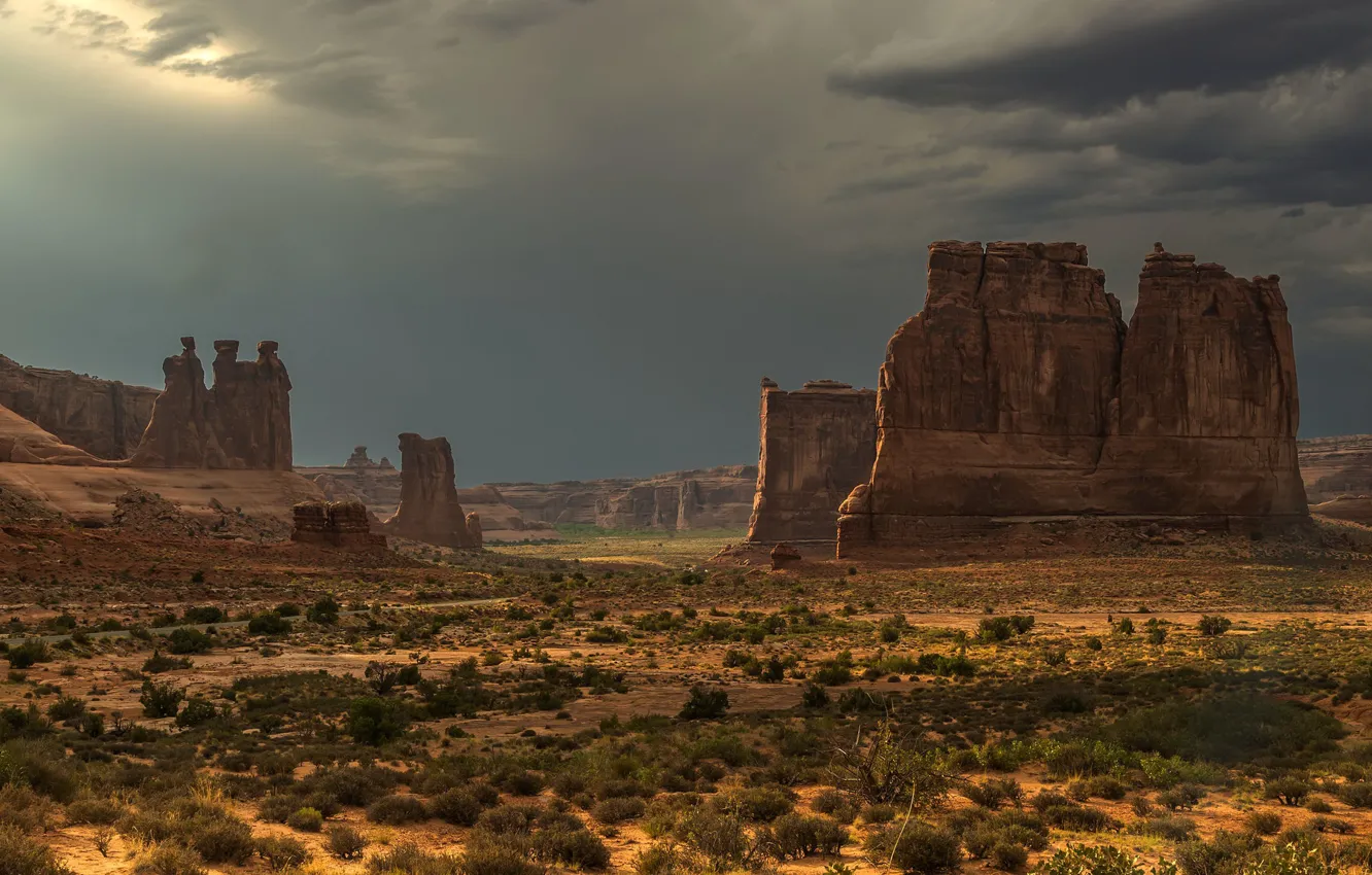 Photo wallpaper nature, rocks, Arches National Park
