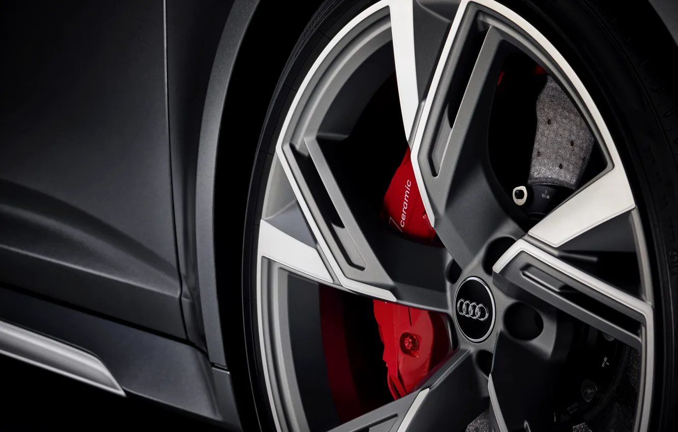 Photo wallpaper Audi, wheel, universal, RS 6, 2020, 2019, V8 Twin-Turbo, RS6 Avant