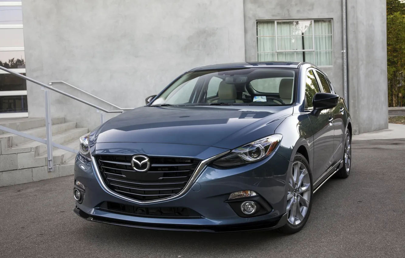 Photo wallpaper sedan, Mazda 3, Mazda, Sedan