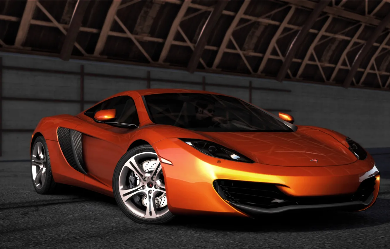 Photo wallpaper cars, McLaren MP4-12C, NFS Hot Pursuit 2010, Ceej