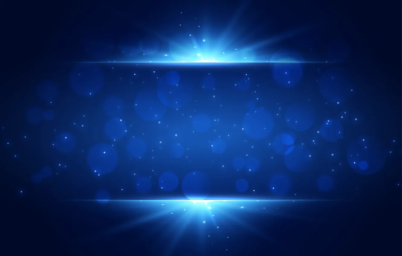 Photo wallpaper lights, glow, texture, blue background