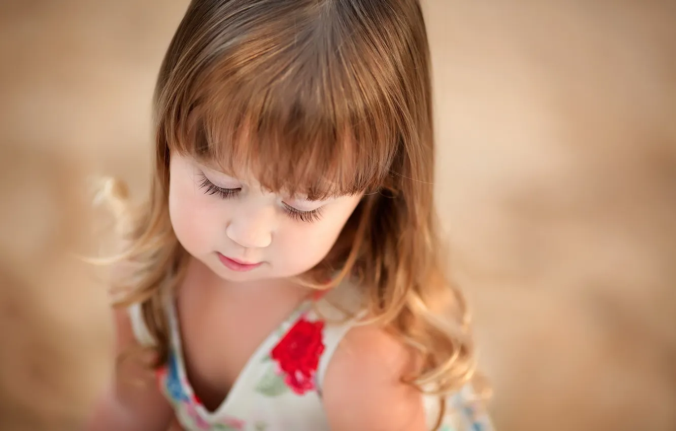 Photo wallpaper mood, portrait, girl