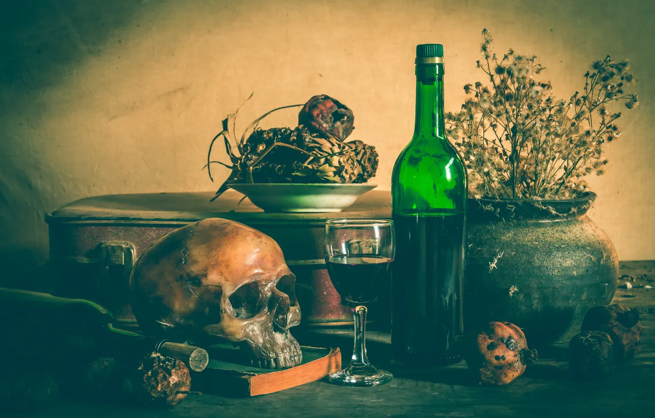 Photo wallpaper light, horror, glass, Ghost, flower, life, human, head