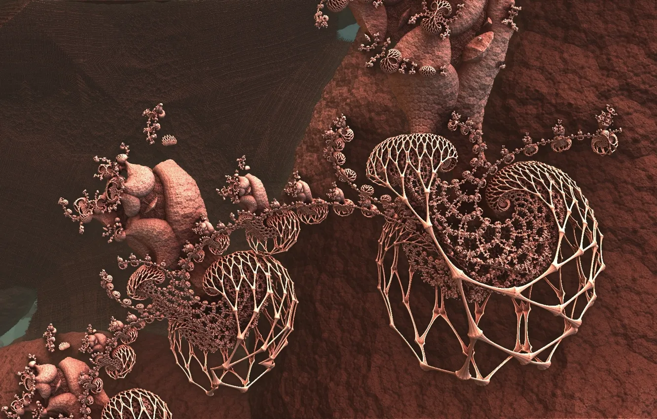 Photo wallpaper abstraction, background, texture, form, Fractal