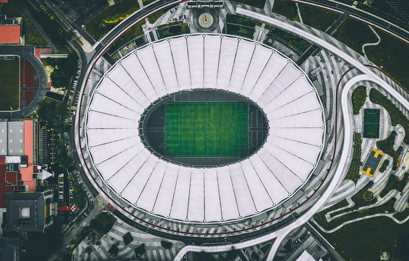 Photo wallpaper stadium, football, Sport