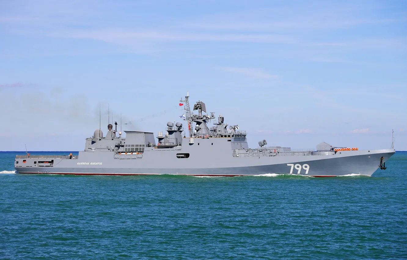 Photo wallpaper ship, frigate, guard, Admiral Makarov