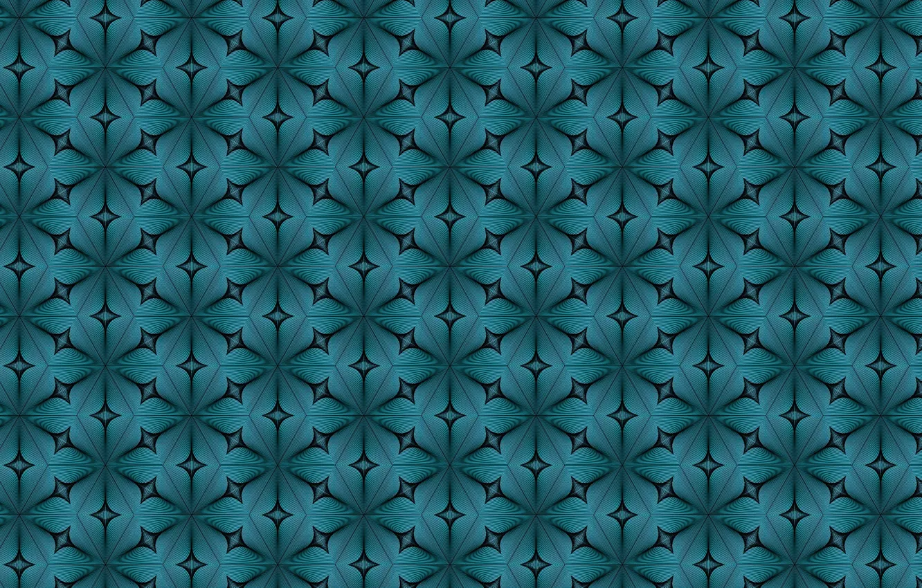 Photo wallpaper blue, pattern, fractal