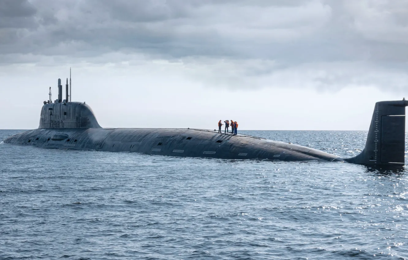 Photo wallpaper multipurpose, Nuclear submarine, project 885M